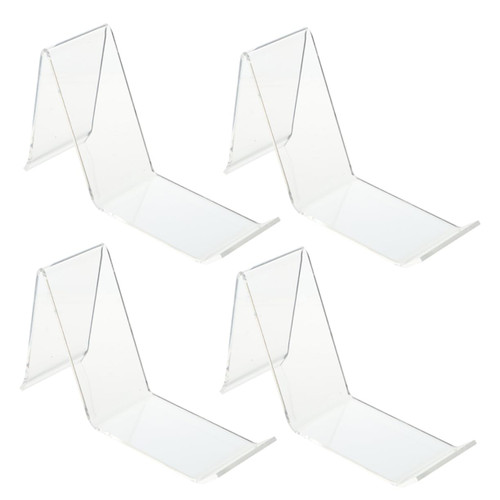 Zerodeko 16 Pcs Shoe Support Display Shelf Display Shelves Desktop Shoes Display Holder Acrylic Shoes Display Holder Store Display Stands Display Stands for Sandal Shoe Display Rack Sandals