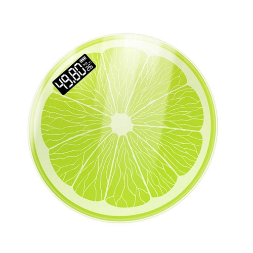 FOMIYES 1pc Electronic Scale Lemon Scale Weight Electronic Body Scale Body Scale Digital Fitness Management Scale Digital Scale for Body Simple Health Scale Number Tempered Glass