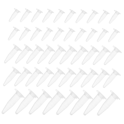 ULTECHNOVO 2500pcs Centrifuge Tube Graduated Testing Tube Centrifuge Test Tubes Centrifuge Vials 1. 5 Colorimetric Tubes Conical Bottles Graduated Vials Conical Bottom Plastic Gland Scale