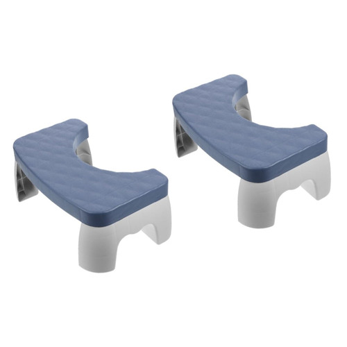 Amosfun 2pcs Toilet Stool Step Stool for Kids Footstool Foot Stool Poop Stool Toilet Chair Stool for Bathroom Step Stool for Toilet Potty Stool Aldult Squat Stool Child Plastic
