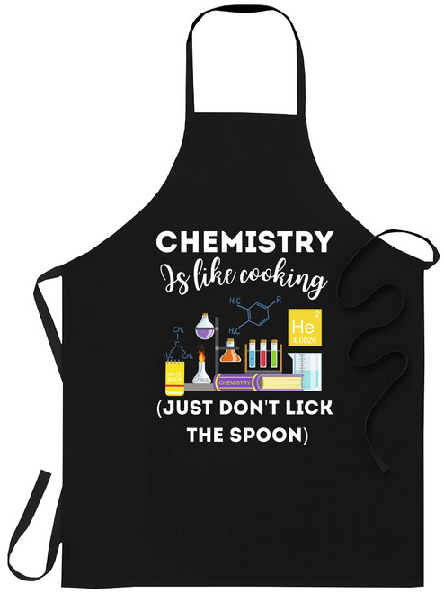 science Apron - chemistry major chemist chemistry is like cooking teacher Cooking Aprons Kitchen Decor