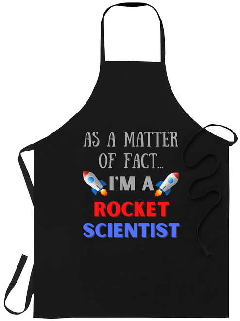 science Apron - im a rocket scientist funny aerospace engineer science Cooking Aprons Kitchen Decor