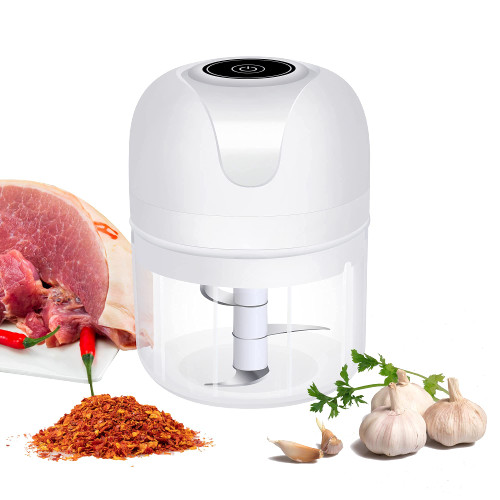 CJCSM Electric Garlic Chopper, Cordless Portable Mini Garlic Chopper, Electric Food Chopper with 3 Blades, Food Chopper for Chop Garlic/Onion/Ginger/Vegetable/Spice/Meat CJCSM Electric Garlic Chopper, Cordless Portable Mini Garlic Chopper, Electric Food Chopper with 3 Blades, Food Chopper for Chop Garlic/Onion/Ginger/Vegetable/Spice/Meat