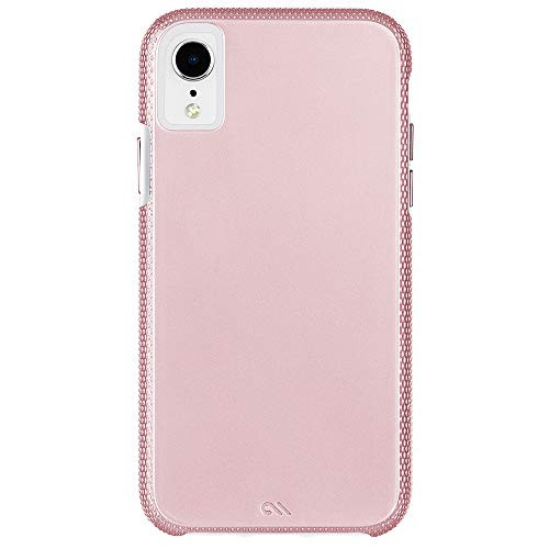 Case-Mate - iPhone XR Case - TOUGH GRIP - iPhone 6.1 - Rose Gold/Clear