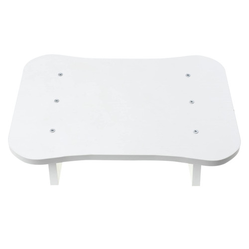 TEHAUX Wooden Foot Office Foot Stool Floor Mats for Kids Foot Rest Stool Wooden Footrest Stool Wooden Foot Stool Tilted Footrest Stool White Child Step Stool Care