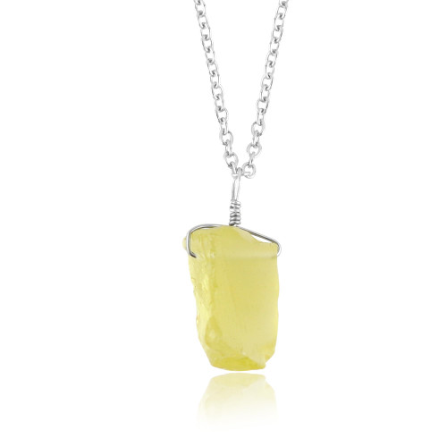 CRYSTALIS Natural Raw Lemon Quartz Pendant Necklace, High Grade Rough Crystal, Chakra Energy, Healing Stone, Gift Giving Women Jewelry, Dainty 925 Sterling Silver Chain 18 inch CRYSTALIS Natural Raw Lemon Quartz Pendant Necklace, High Grade Rough Crystal, Chakra Energy, Healing Stone, Gift Giving Women Jewelry, Dainty 925 Sterling Silver Chain 18 inch