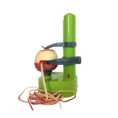 Electric Potato Peeler for Kitchen Vegetable Peelers for Zucchini Carrot Automatic Potato Peeler Electric Peeler Fruit Peeler for Apples Orange Mango Lemon Kiwi Rotate Express (Green)
