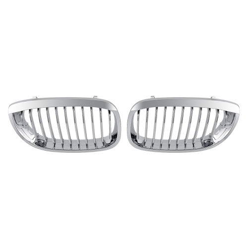Anzio Front Replacement Kidney Grille Grill Compatible with 03-06 E46 2-Door Coupe Cabriolet OEM