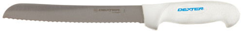 SofGrip SG162-8SC-PCP 8" Scalloped Bread Knife with Soft Rubber Grip Handle