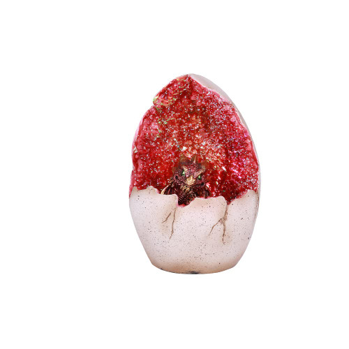 ICE ARMOR 5" H Red Dragon in Egg with LED Figurine Statue