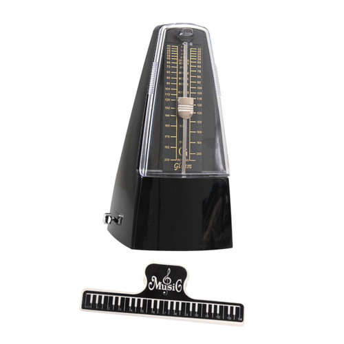 BESTonZON 1set Musical Metronome Piano Mechanical Metronome Beginner Metronome Guitar Metronome Piano Instrument Metronome for Piano Metronome for Violin Universal Electric Guitar Metal