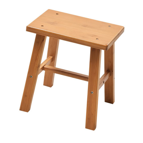 Beatifufu 1pc The Bench Step Stools for Kids Kitchen Step Portable Step Stool Folding Stool Wood Stool Low Stool Wood Kid Stool Collapsing Stool Household Bamboo Chair Child