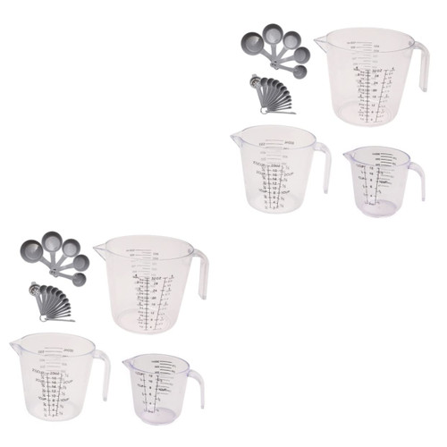 Zerodeko 40 Pcs Graduated Measuring Cup Measure Spoons Baking Measuring Cup Kitchen Gadgets for Cooking Mini