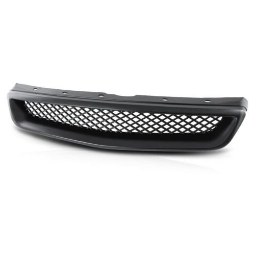 VURKZEA Grille Front Side Black ABS Plastic Matte ABS Mesh Bumper/Grill MT1SBART69CHLRG
