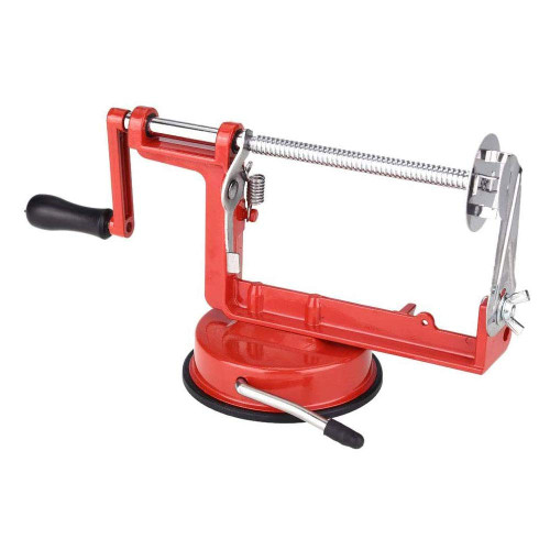 Peeler Machine Apple Peelers, Potato Peeler Corer Stainless Steel Hand-Cranking Slicer Peeler Manual Spiral Potato Cucumber Tornado Twister Cutter Vegetable Fruit Chips Making Tool