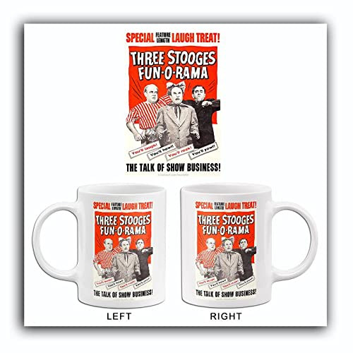 Fun-O-Rama - The Three Stooges - 1959 - Movie Poster Mug Fun-O-Rama - The Three Stooges - 1959 - Movie Poster Mug
