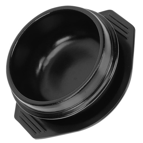 BRIGHTFUFU 1 Set Stone Pot Cooking Pan with Lid Soup Pot with Lid Korean Pots for Cooking Bibimbap Bowl with Ceramic Bibimbap Pot Noodle Bowl Kitchen Supply Korean Style Ceramic Pot Casserole