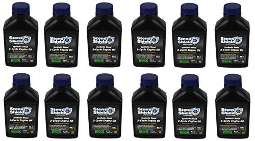 Stens 770-642 Shield 2-Cycle Engine Oil, 50:1 Synthetic Blend, Pack Of 12 Stens 770-642 Shield 2-Cycle Engine Oil, 50:1 Synthetic Blend, Pack Of 12