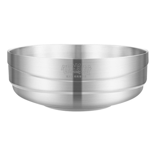 Veemoon Udon Noodle Bowl Stainless Steel Noodle Bowls Metal Ramen Bowls Soup Bowls Salad Serving Bowl Dinner Bowl for Salad Fruit Pasta Ramen Cereal Pho Drinks Ceramic Soup Bowls