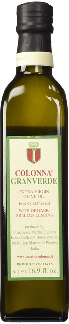 Colonna Granverde Extra Virgin Olive Oil w/ Organic Sicilian Lemons 16.9 oz