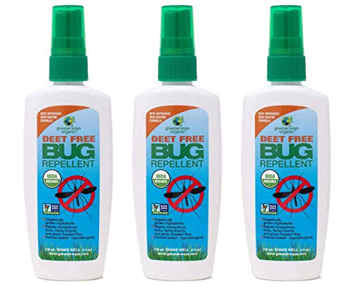 Greenerways Organics Insect Repellent, USDA Organic Bug Spray, 4 oz (3 Pack) Greenerways Organics Insect Repellent, USDA Organic Bug Spray, 4 oz (3 Pack)