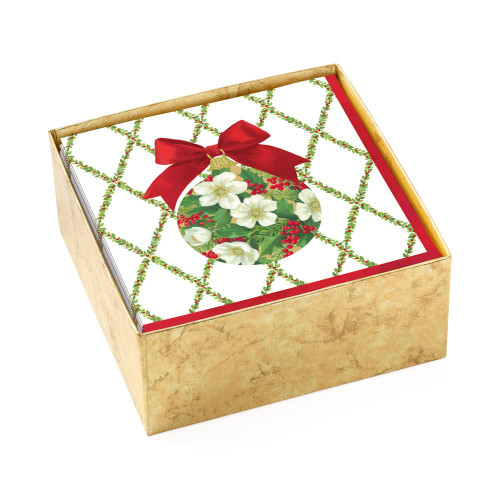 Ornament and Trellis Paper Cocktail Napkins - 40 Per Box - 2 Packs