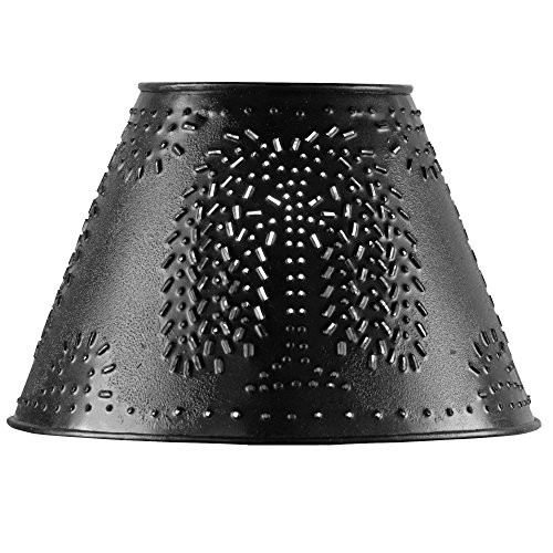 Park Designs Black Willow Tree Punched Tin 12" Lamp Shade by