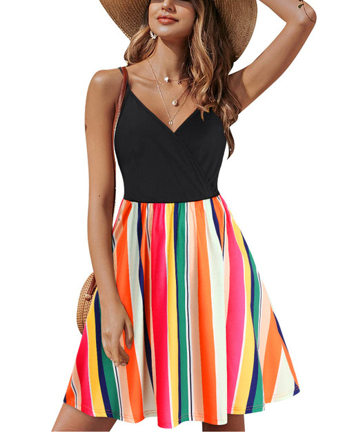 II ININ Women's Summer Beach Dress 2024 Casual Vacation Outfits Spaghetti Strap Sundress Floral Boho Hawaiian Tropical Dress II ININ Women's Summer Beach Dress 2024 Casual Vacation Outfits Spaghetti Strap Sundress Floral Boho Hawaiian Tropical Dress