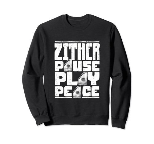 Zither Chorded Zither Player Zither Sweatshirt