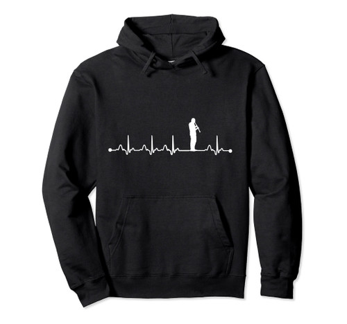 Oboe Retro Heartbeat ECG Vintage for Oboe Players Pullover Hoodie Oboe Retro Heartbeat ECG Vintage for Oboe Players Pullover Hoodie
