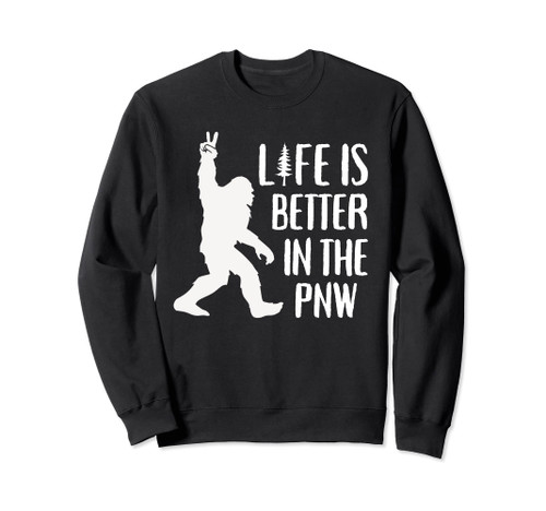 PNW Hiking Pacific Northwest Mountains BIGFOOT Sweatshirt PNW Hiking Pacific Northwest Mountains BIGFOOT Sweatshirt