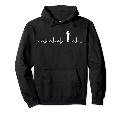 Oboe Heartbeat EKG Pulse Oboe Player Pullover Hoodie Oboe Heartbeat EKG Pulse Oboe Player Pullover Hoodie