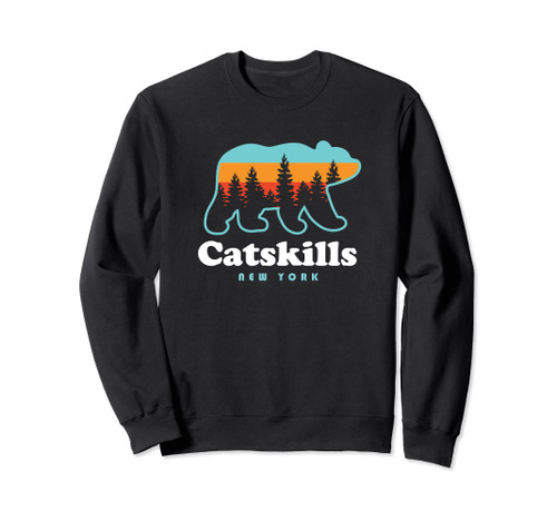 Catskills NY Bear Mountains Camping Hiking New York Sweatshirt