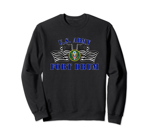 Fort Drum 10th Mountain Division - Fort Drum New York Army Sweatshirt