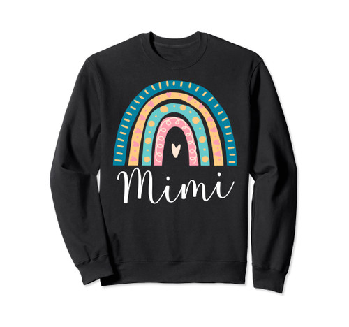 Mimi Rainbow Gifts For Grandma Family Matching Birthday Sweatshirt