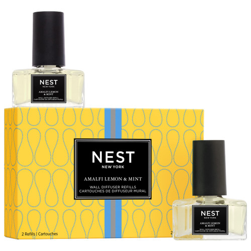 NEST Fragrances Amalfi Lemon & Mint Wall Diffuser Refill, Set of 2 NEST Fragrances Amalfi Lemon & Mint Wall Diffuser Refill, Set of 2