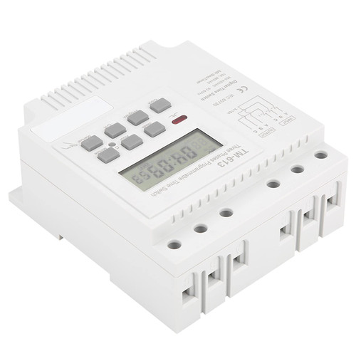 TM to 163 Digital Outlet Timer Switch, 380V Smart Three Phases Power Light Timers for Electrical Outlets