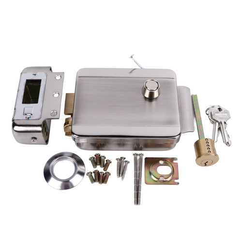 Door Lock, Electric Control Door Lock for Doorbell Intercom Access Control Security System for Home 12V