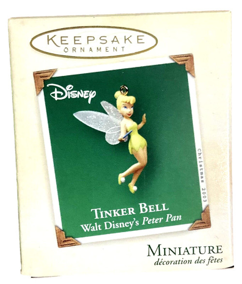 Hallmark 2003 Miniature Ornament Tinker Bell Walt Disney's Peter Pan