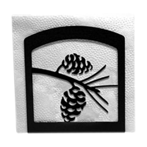 Village Wrought Iron Pine Cone Napkin Holder
