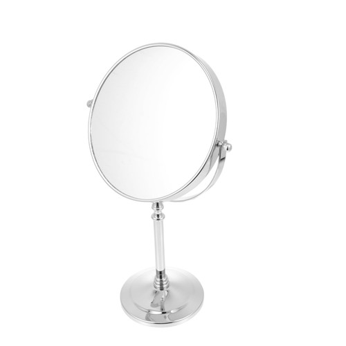 Gogogmee 1pc Vanity Mirror Double Sided Mirror Small Dresser Mirror Magnifying Cosmetic Mirror Black Mirrors Rotating Makeup Mirror Personal Handheld Travel Table Mirror