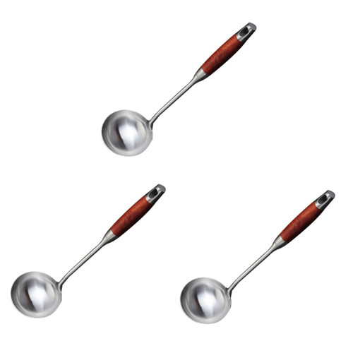 Ciieeo 3pcs Cooking Spoons Soup Serving Spoon Kitchen Utensil Eating Spoons Metal Spoon Soup Scoop Kitchen Spoon Stainless Steel Scoop Spatula Spoon Big Soup Spoon Handle Wooden Ladle Ciieeo 3pcs Cooking Spoons Soup Serving Spoon Kitchen Utensil Eating Spoons Metal Spoon Soup Scoop Kitchen Spoon Stainless Steel Scoop Spatula Spoon Big Soup Spoon Handle Wooden Ladle