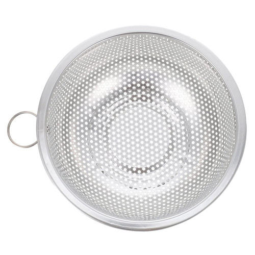 Essential Kitchen Strainer and Mesh Seive,Stainless Steel Drain Basin Rice Washer Sieve Basket Strainers and Colanders Mesh Pasta Strainer Rice Strainer Mesh Laundry Hamper Vegetable Drain Basket Meta