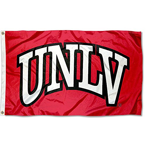 College Flags and Banners Co. UNLV Runnin Rebels Flag Large 3x5