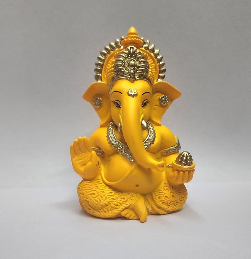 Desi Haat Hindu Lord Ganesha Idol Car Dashboard 3.5 x 2 Inch Ganpati Bappa Elephant God Ganesh Idol for Home Decor Office Temple and Diwali Showpiece Desi Haat Hindu Lord Ganesha Idol Car Dashboard 3.5 x 2 Inch Ganpati Bappa Elephant God Ganesh Idol for Home Decor Office Temple and Diwali Showpiece