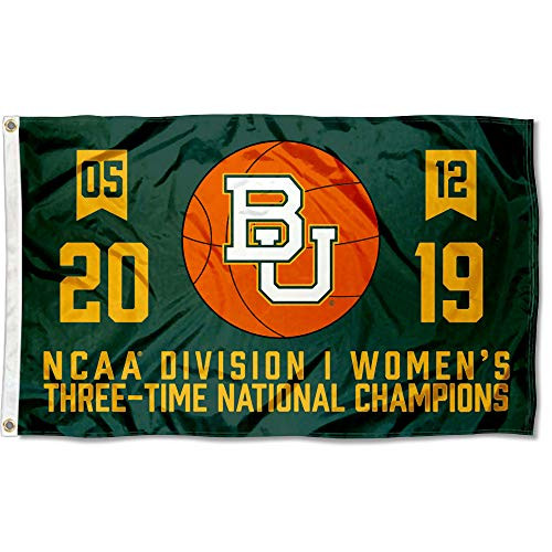 College Flags and Banners Co. Baylor Bears 2019 Womens Basketball National Championship Flag