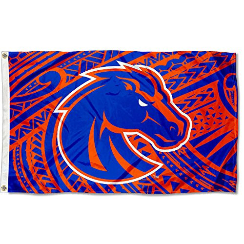 College Flags and Banners Co. Boise State Broncos Samoan Pattern Flag College Flags and Banners Co. Boise State Broncos Samoan Pattern Flag