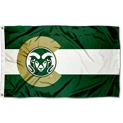 College Flags and Banners Co. Colorado State Rams State of Colorado Flag