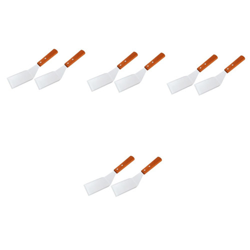 Ciieeo 8 Pcs Pizza Spatula Steak Spatula Frying Spatula Flattop Grill Bbq Grill Portable Pancake Burgers Spatula Pie Server Spatula Cooking Shovel Kitchen Tool Fried Scraper Steak