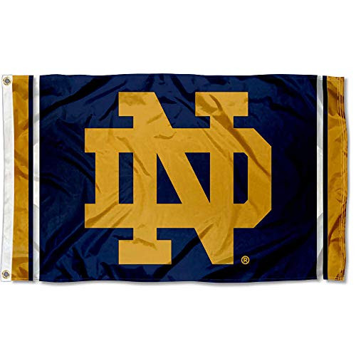 College Flags and Banners Co. Notre Dame Fighting Irish New Logo Flag